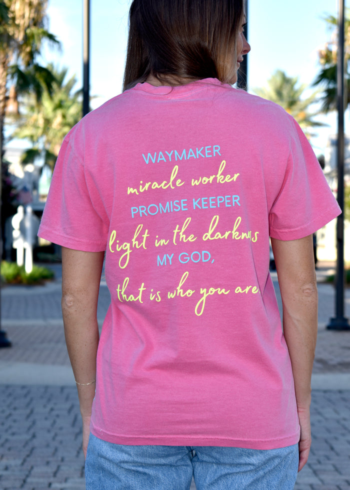 Way Maker Tee Pink