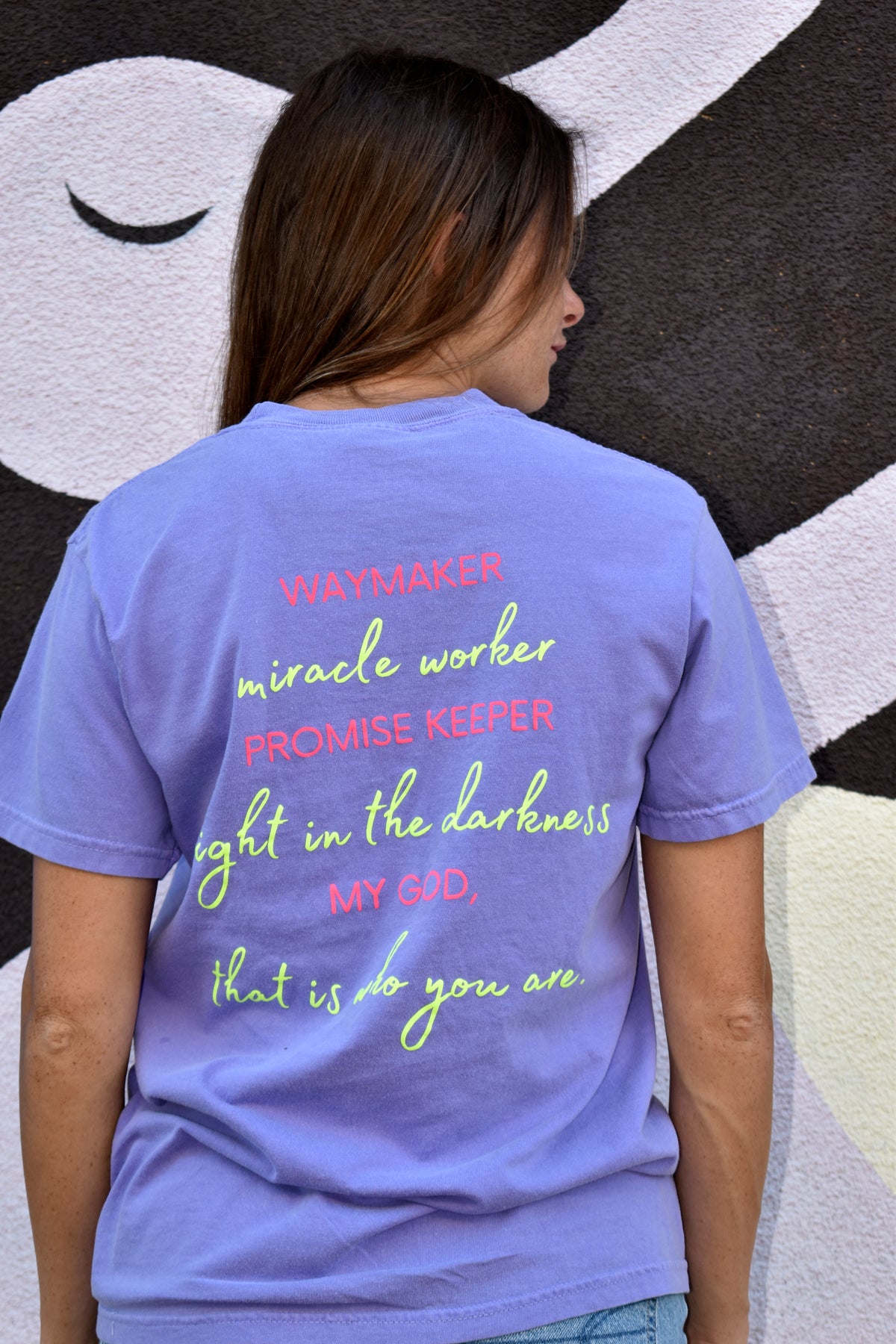 Way Maker Tee Violet